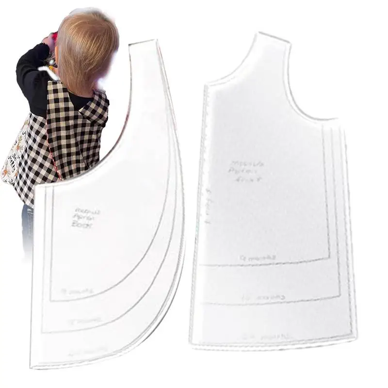 

Baby Clothes Sewing Templates Reversible Doll Clothes Making Supplies Reusable Vest Quilting Template Clothes Quilting Template