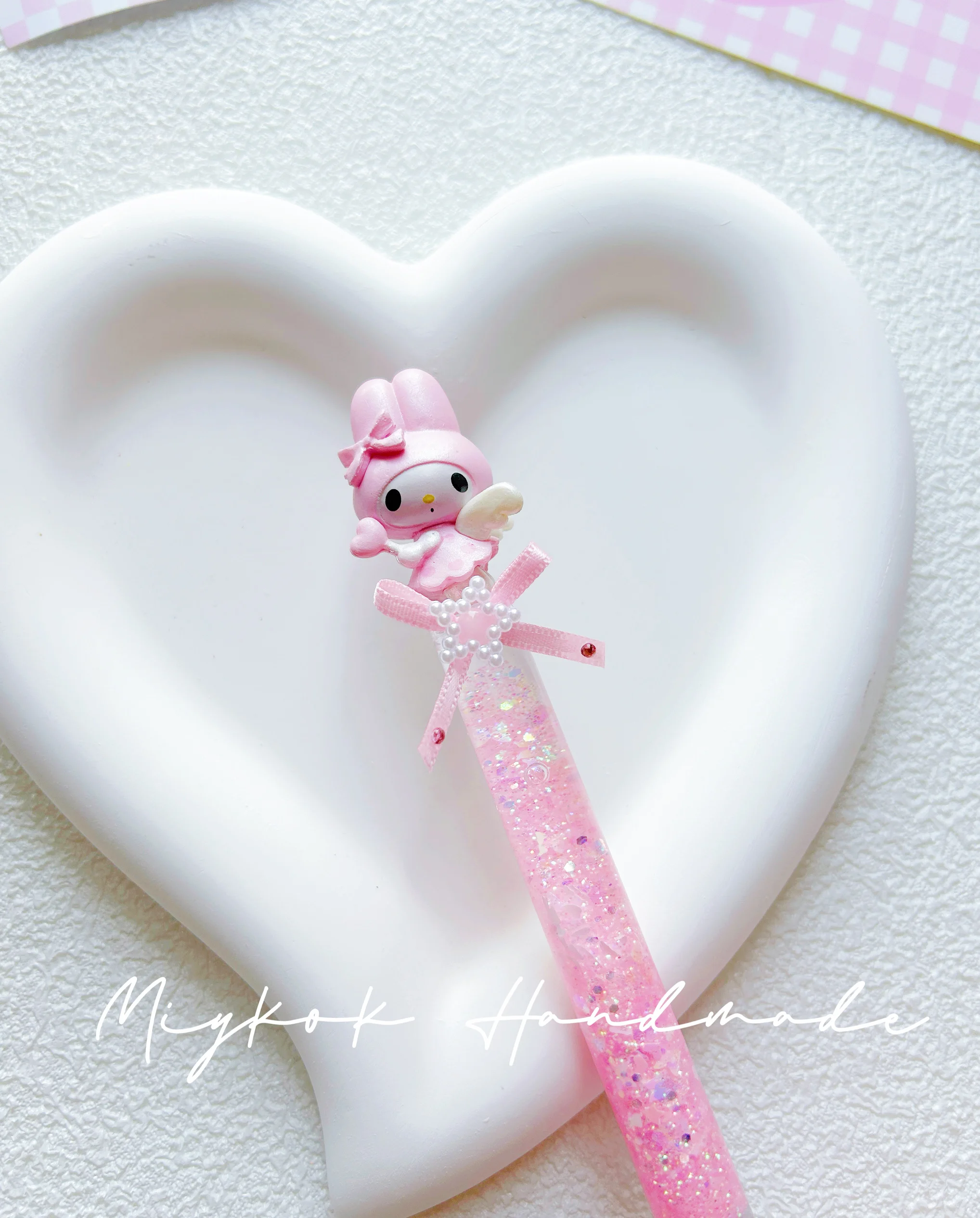 Sanrio My Melody Kuromi Hellokitty Quicksand Gel Pen Cute Cartoon Signature Student Stationery Wholesale