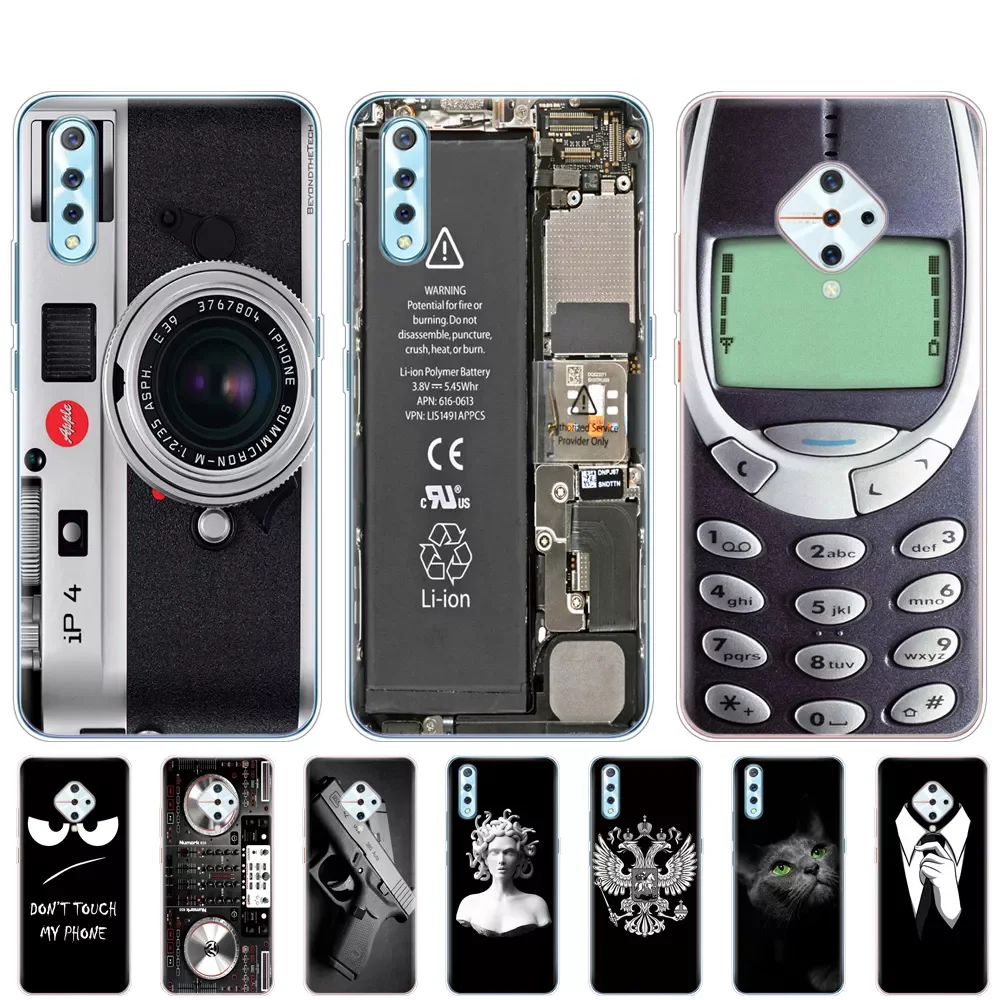 

For VIVO V17 Phone Case on Vivo V17 Neo V 17 V17Neo VIVOV17 Cover Silicon Soft TPU Back Coque Protective 6.38 Inch Shell