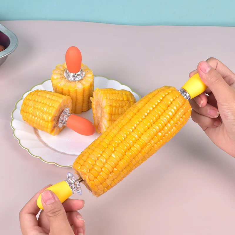 

10pcs Corn Forks Heat-resistant Small Stainless Steel Corn Holders Food Forks BBQ Tool for Picnic Camping Barbecue