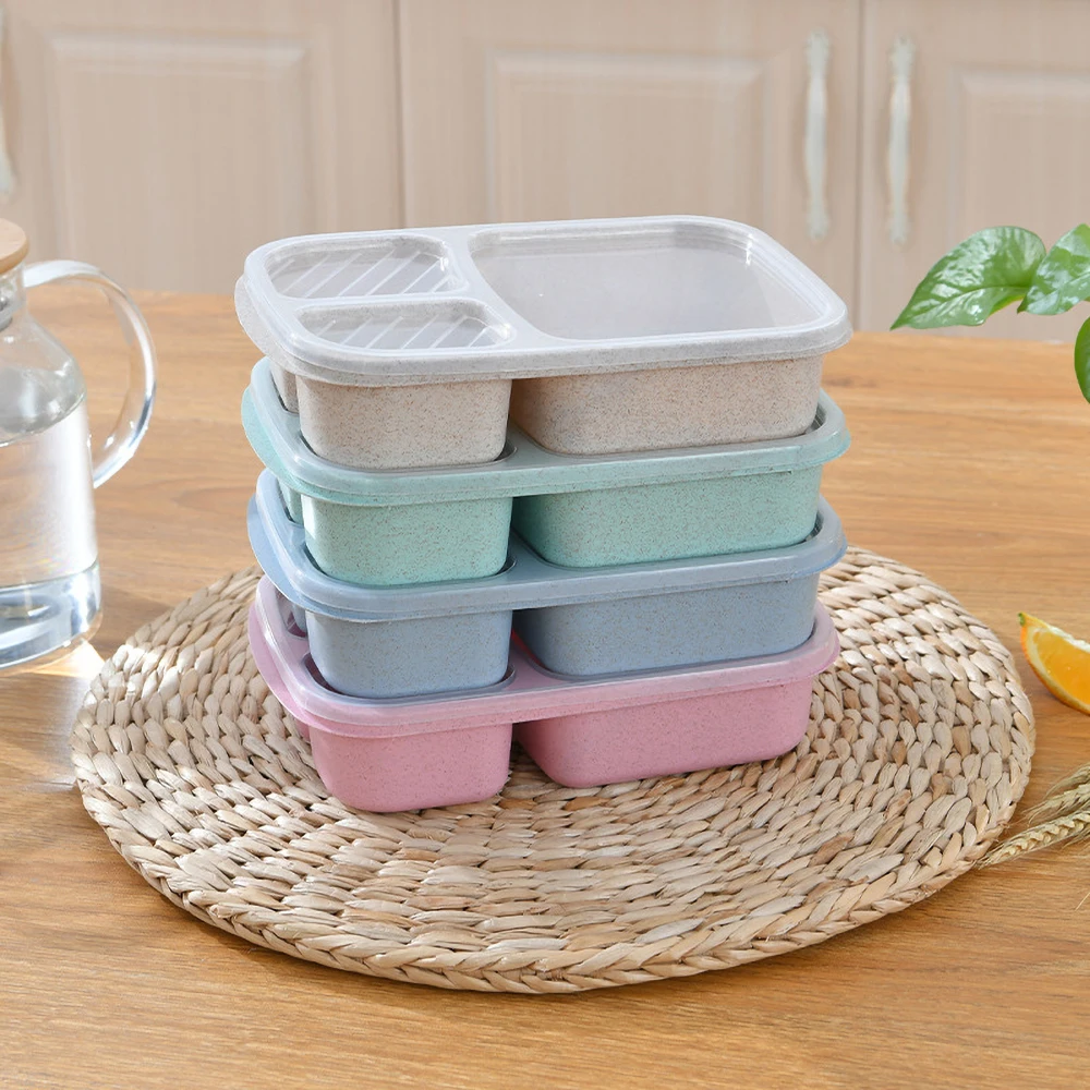 Ланч-бокс для микроволновой печи Bento контейнер пищи и фруктов Портативный детей