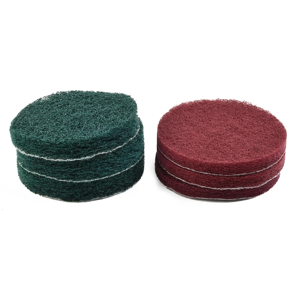 

6pcs 4 Inch Electric Drill Brush Scrub Pads Grout Power Drills Nylon Polishing Scrubber Cleaning Brush Tub Cleaner Tool
