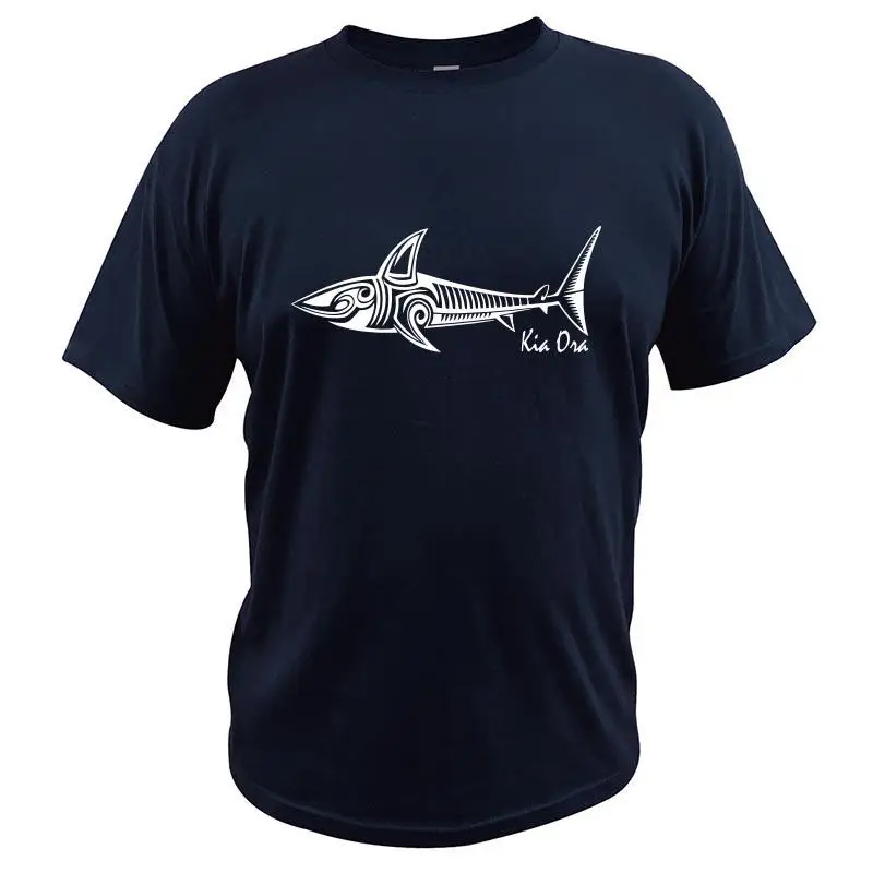 

Shark Symbol Kia Ora T Shirt Maori Culture New Zealand Greeting T-Shirt Premium 100% Cotton High Quality Tops