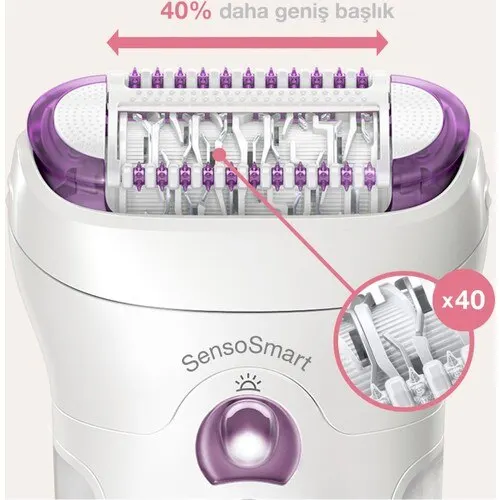 Braun Silk-epil 9 9710 SensoSmart wireless wet and dry 4-Piece 2-in-1 epilator male female fit guaranteed postpaid fast shipping