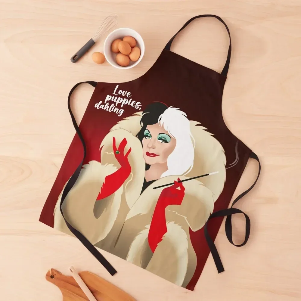 Фартук Любовь щенков дапинг для дома полезные кусочки женский фартук