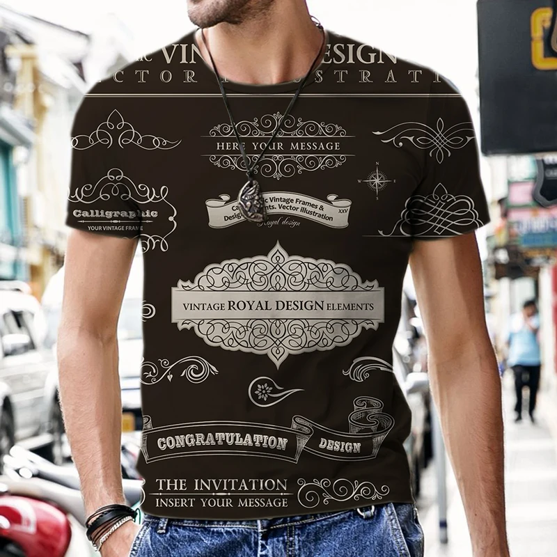 

Men's T-shirts Tracksuit Summer Beach Tops O Neck Street Funny Short Sleeve Oversized T-shirt Luxury 2022 New Sportswear Casual