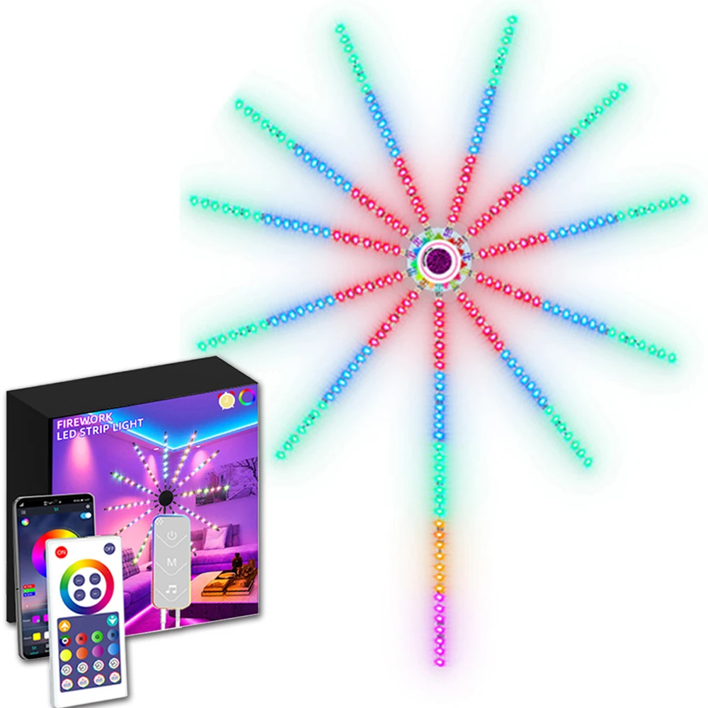 

RGB фейерверк со светодиодной подсветкой и поддержкой Bluetooth/Wi-Fi