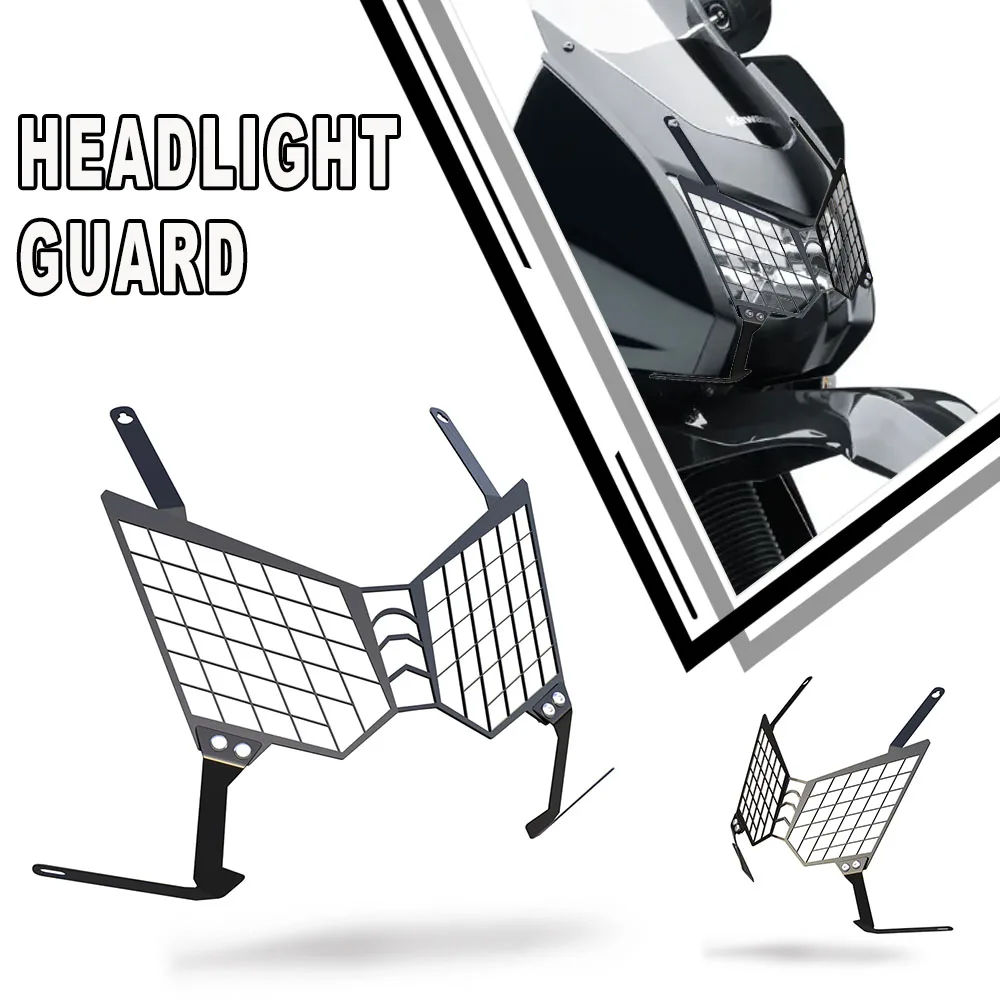 

KLR650 For Kawasaki KLR 650 2008-2018 2017 2018 2016 2015 2014 Moto Headlight Head Lamp Light Grille Guard Cover Protector