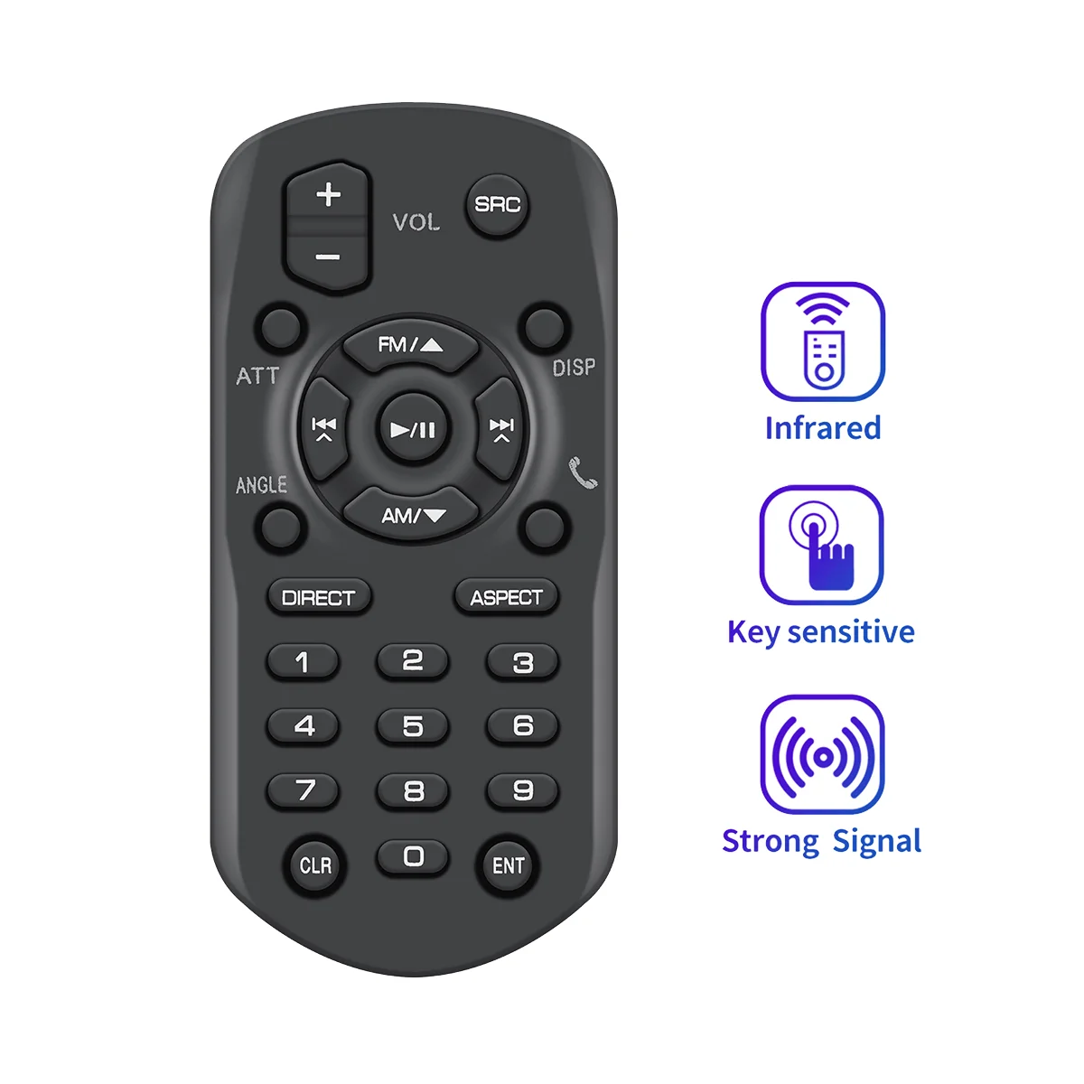 Флэш-пульт дистанционного управления для JVC DVD/CD/USB-приемника