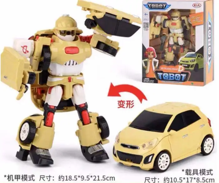 

ABS Tobot Transformation Robot Toys Korea Cartoon Brothers Anime Tobot Deformation Car Airplane Toys for Child Gift 2