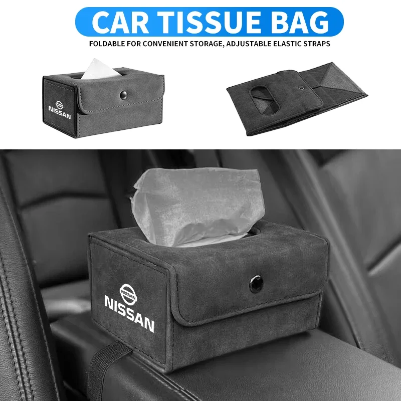 Внутренняя коробка для салфеток автомобиля сумка хранения бумажных полотенец