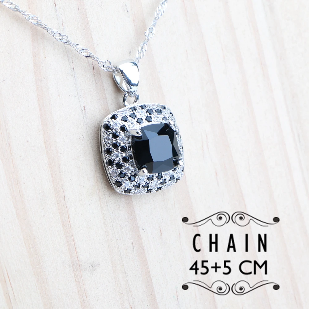 Фото Женский комплект из кольца и серёг, из серебра 925 пробы №4