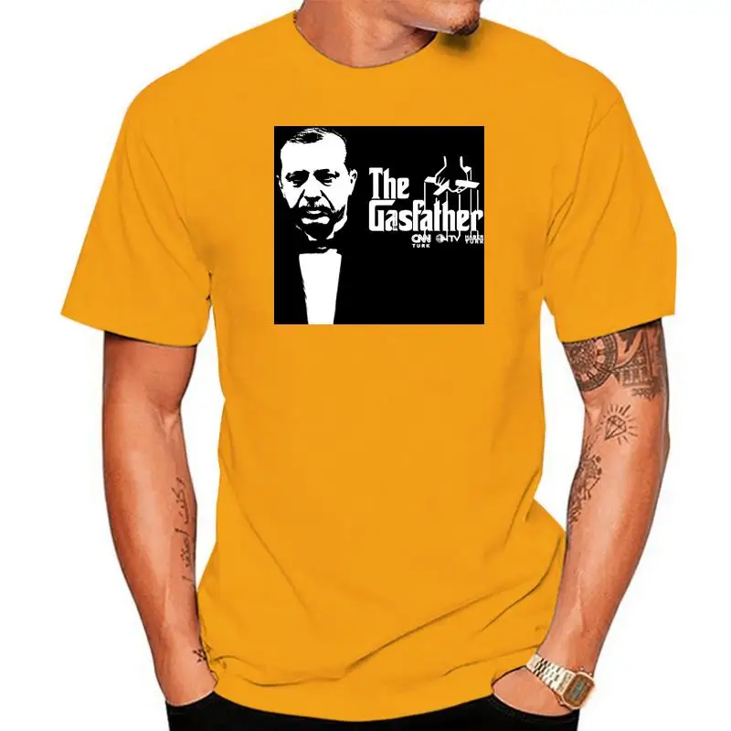 

New Tops 2022 Print Letters Men T-Shirt Recep Tayyip Erdogan Godfather The Gasfather Turkei Turkey T-Shirt All Sizes Funny
