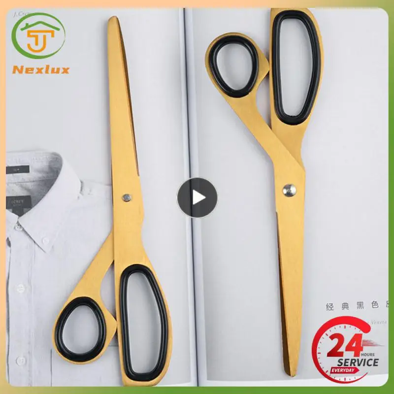 

Офисные принадлежности, золотые Модные Позолоченные ножницы, точные ножницы, асимметричные ножницы в скандинавском стиле, 1 ~ 10 шт.