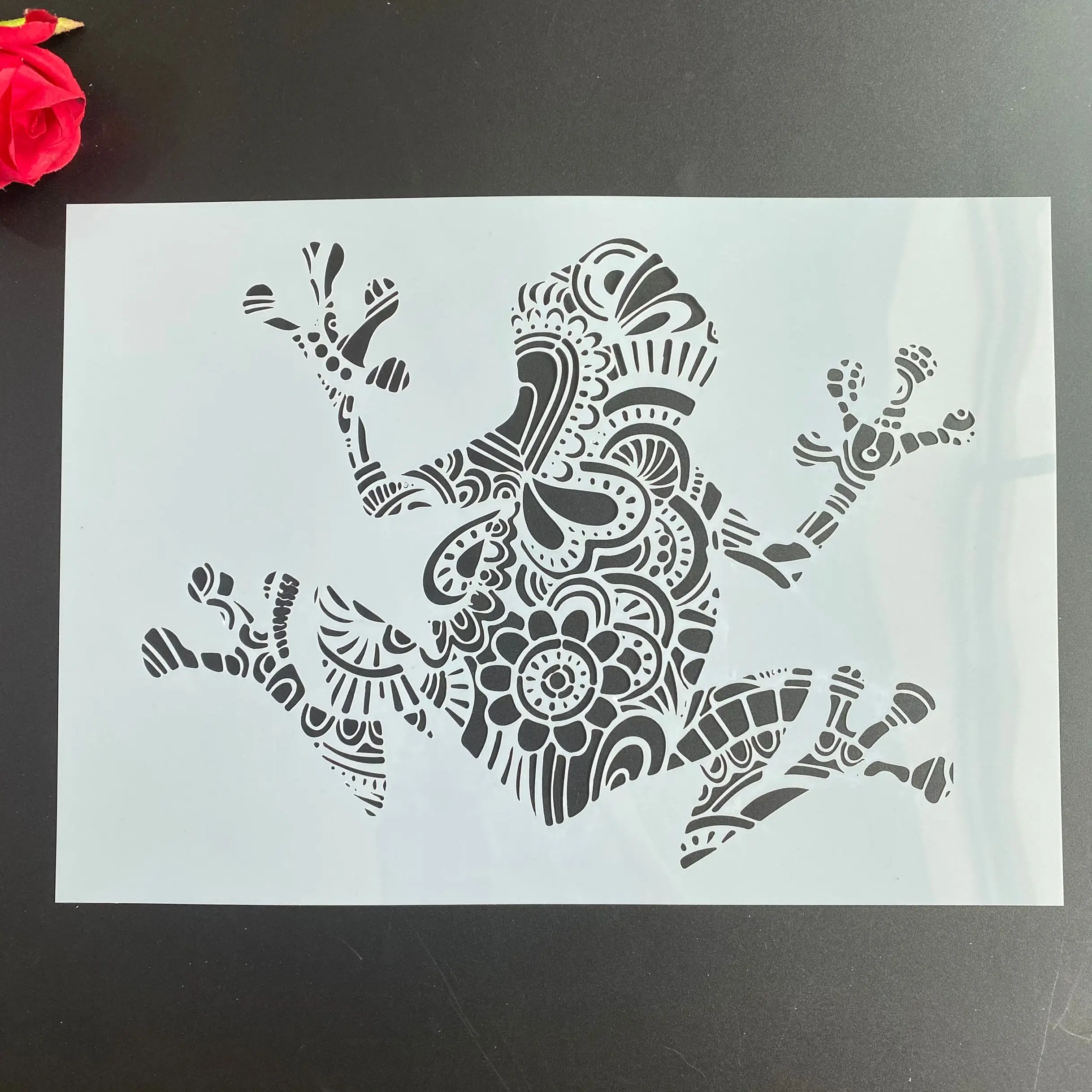 Трафареты A4 29*21 см для самостоятельной сборки настенная живопись искусственная