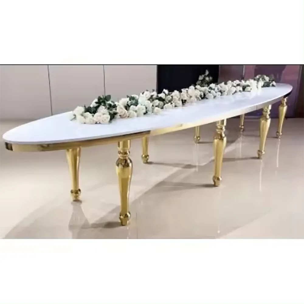 Современный дизайн роскошные стеклянные металлические ножки свадебные