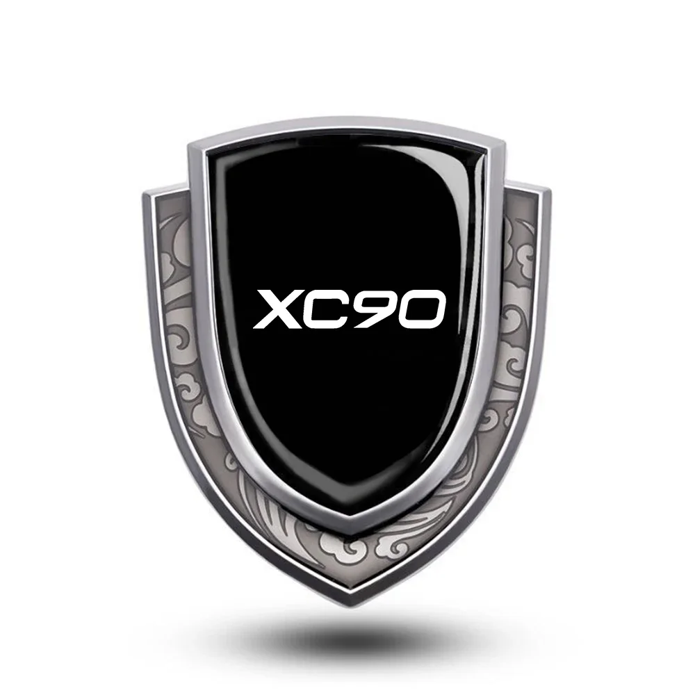 Для Volvo S60 S90 XC60 XC90 автомобильный Стайлинг Автомобильная металлическая наклейка индивидуальный щит Автомобильная задняя искусственная эмблема значок наклейка