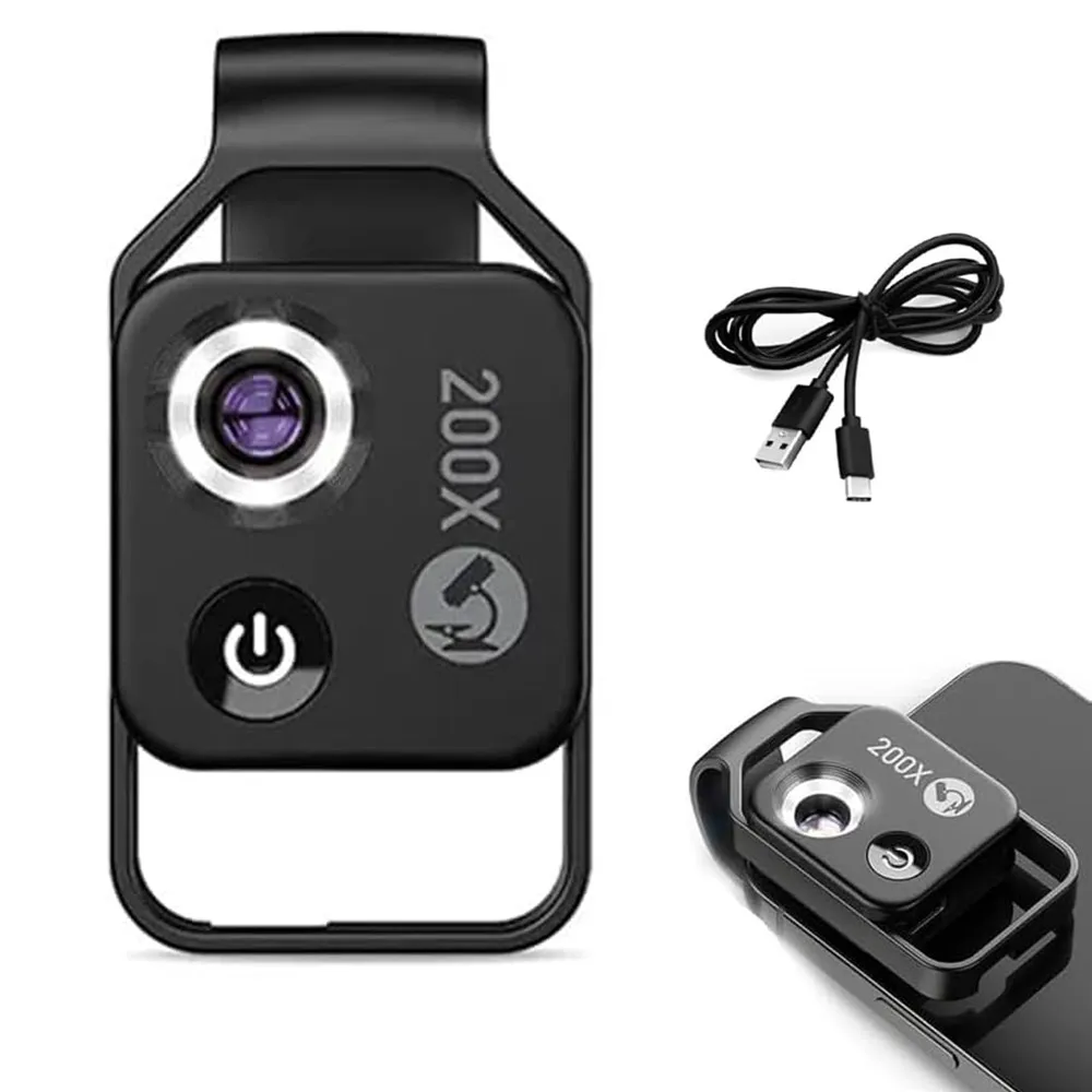Нано зум 200x для iPhone нано Увеличение зум-объектив нанозум Nanosight X200