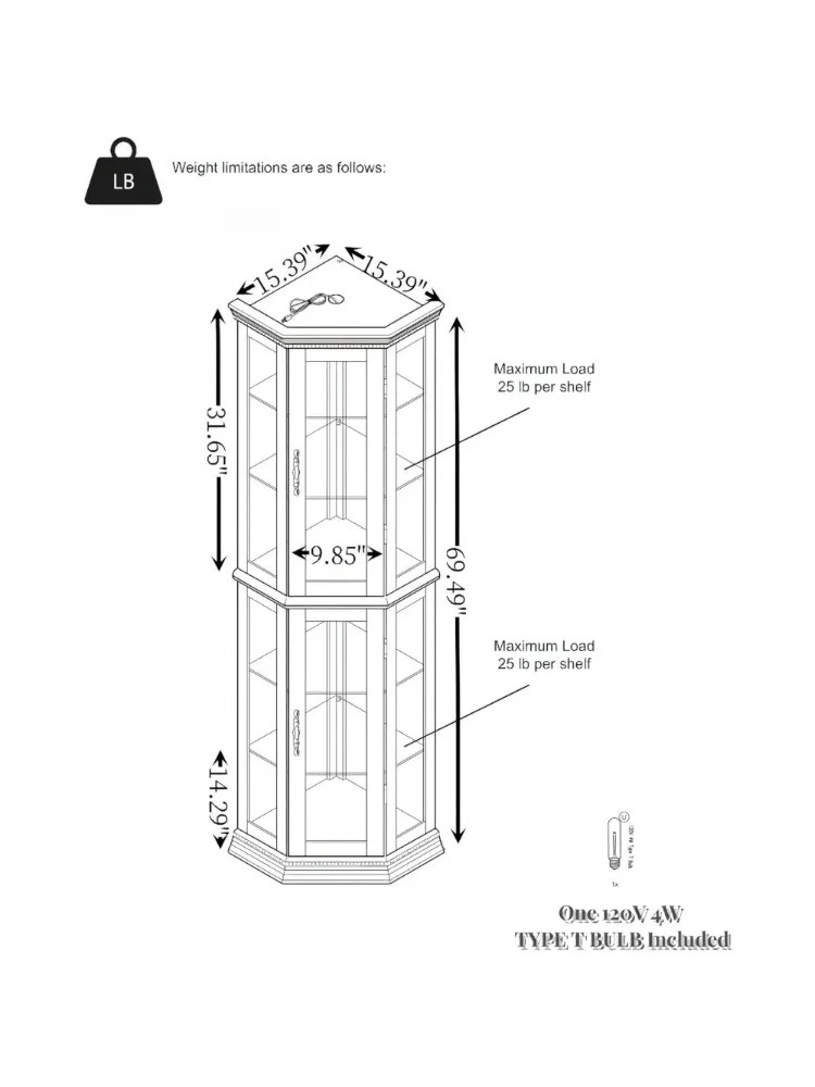 Деревянный шкаф для витрины на ликер двухсекционная полка хранения и т. д.