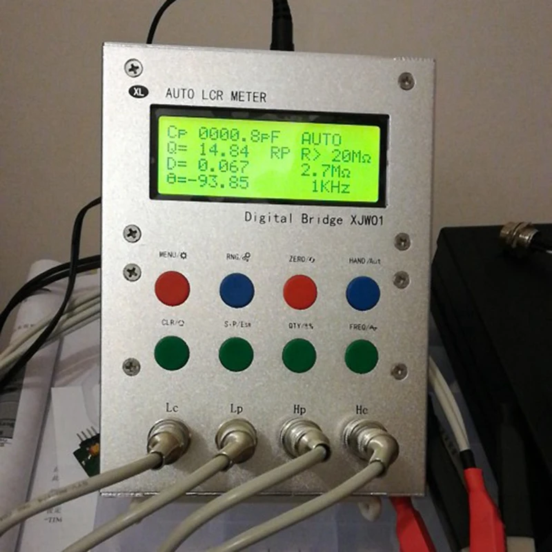 XJW01 цифровой мост 0.3% LCR тестер сопротивления индуктивности емкости ESR готовый