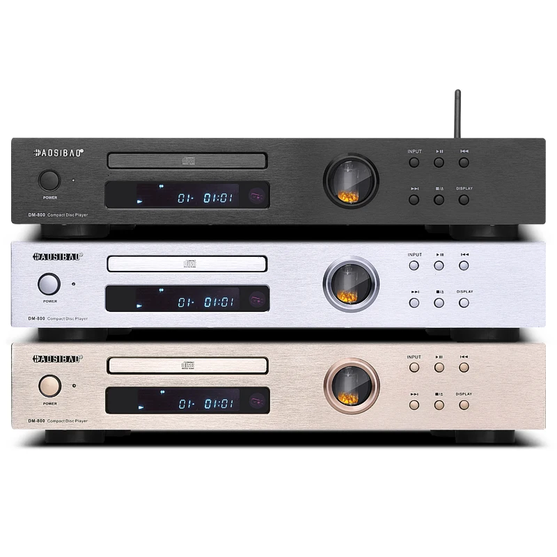 Tube CD Player Fever DTS Lossless Decoding Audio Player Turntable Wireless Bluetooth Digital Fiber Coaxial Balance Interface