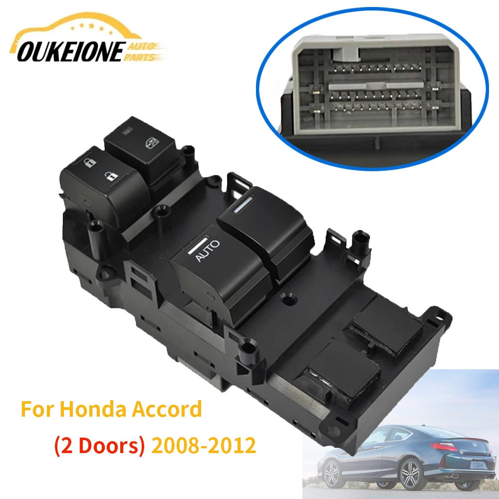 

LHD оконный переключатель для Honda Accord Coupe 2 двери 2008-2012, переднее левое управление, стеклоподъемная Кнопка 35750-TE0-A01, автомобильные аксессуары