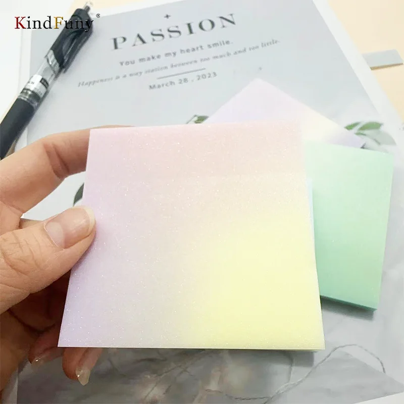 KindFuny 200 шт. прозрачные липкие вкладки для заметок самоклеящиеся канцелярии
