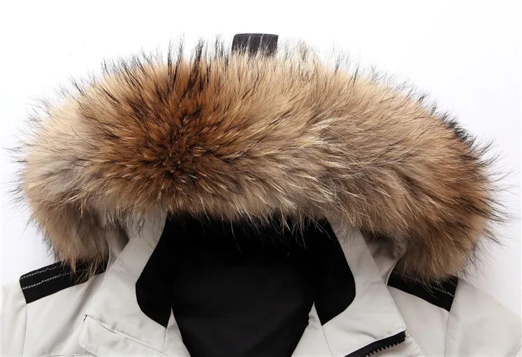 Winter Warm Men Parka Coat Thicken Fur Collar Hooded Men Jacket Casual Long Sleeve Zipper Outdoor Clothing Male Jackets New 2022