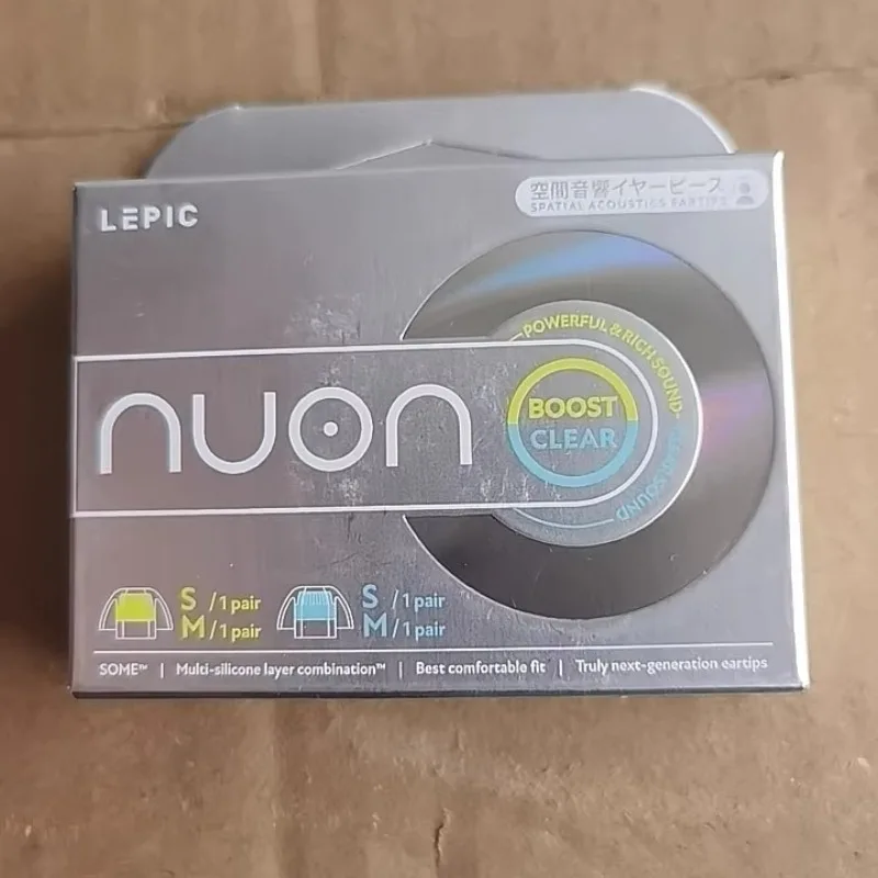 Фото Силиконовые чехлы для наушников LEPIC Nuon Spatial Acoustic, улучшающие музыкальный звучание и усиляющие аксессуары для TWS-наушников Nuodai. №2