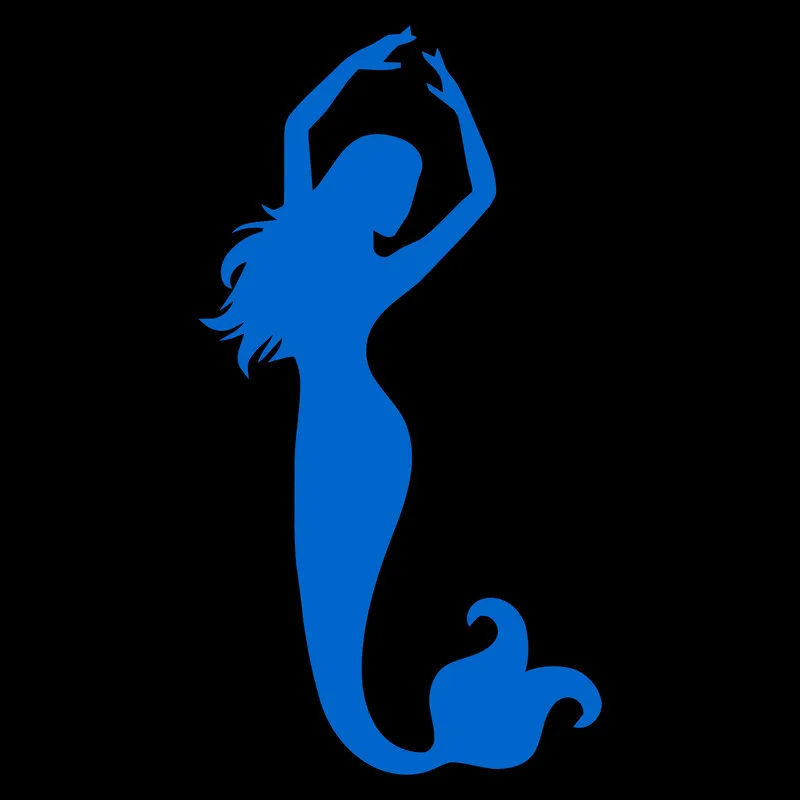 Мультяшная светящаяся наклейка Русалка гостиничный магазин ресторан спальня