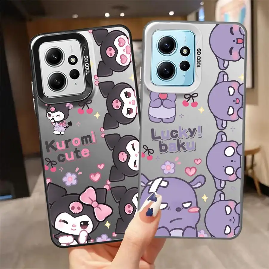 Kuromi Pet Baku Phone Case for Xiaomi Redmi Note 12 5G 10S 11 13 Pro 11S 12Pro Plus 10 12S Shell Funda Fitted Cover