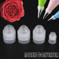 3pcs pastry nozzles icing piping nozzles tips cake decorating converter cream coupler pipeline pastry tools