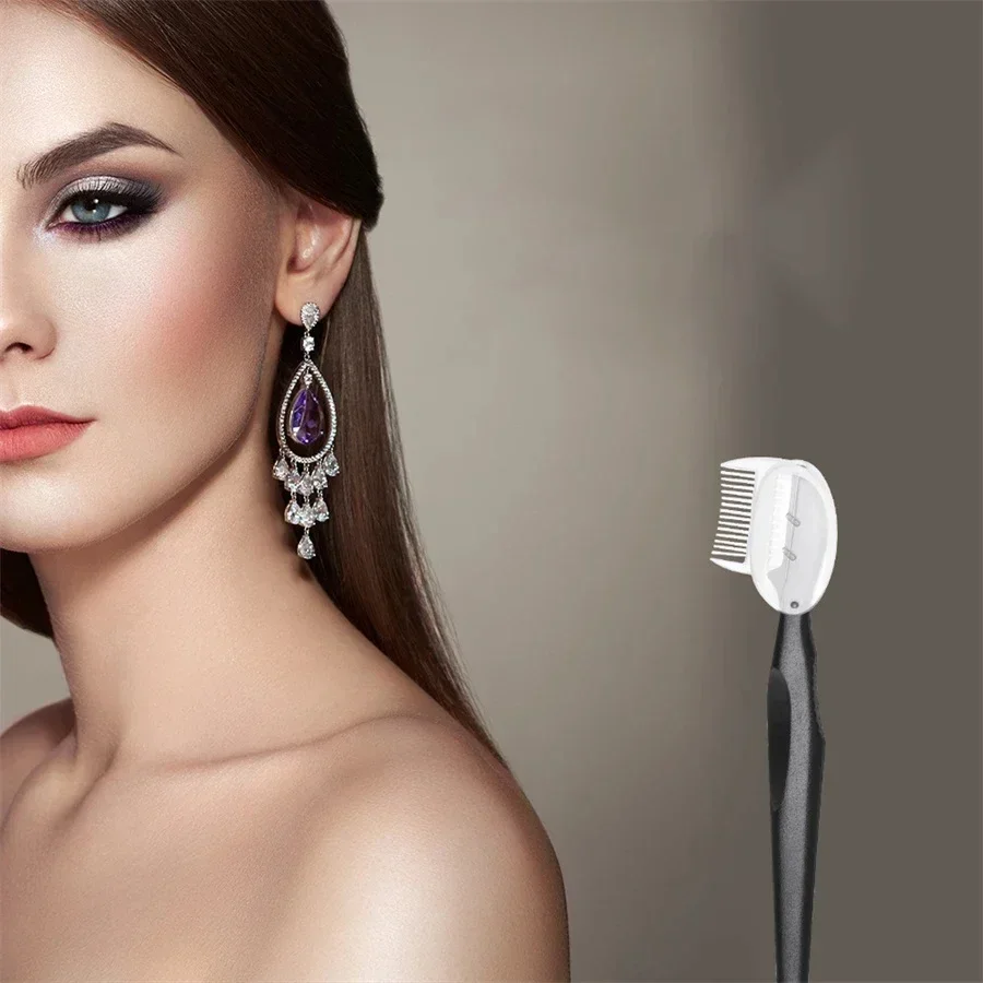 Двухцветная ручка завивка зажим для ресниц помощник искусственных триммер