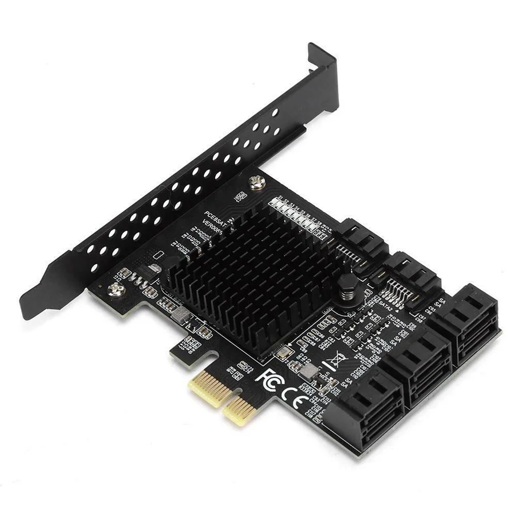 

SATA Expansion Card PCI-E Ix 8-port SATA 3 0 Expansion Board with 6Gpbs Transmission Speed