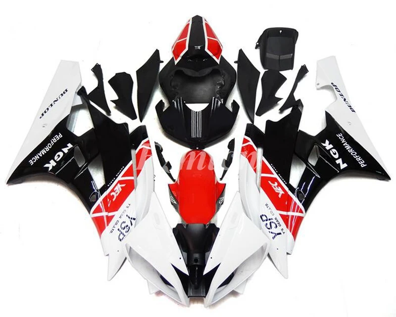 

Стильные новые комплекты обтекателей из АБС-пластика, подходят для YAMAHA YZF-R6 2006 2007 06 07, комплект кузова Custom YSP