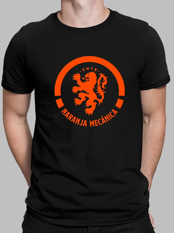 

Dutch Print Football Short Sleeve T-Shirt