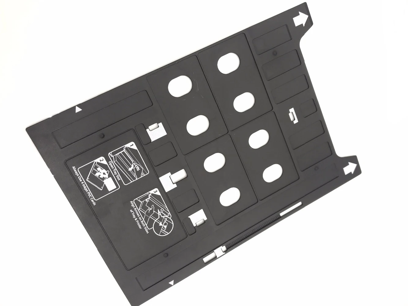 

Plastic Inkjet PVC ID Card Printer Tray for Epson 1400 1410 1430 1430W 1500W R800 R1800 R1900 R2000 R2880 R3000 P400 P600
