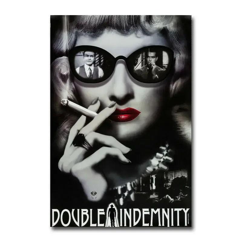 Фото DOUBLE INDEMNITY фильм шелковый постер настенная наклейка украшение подарок №2