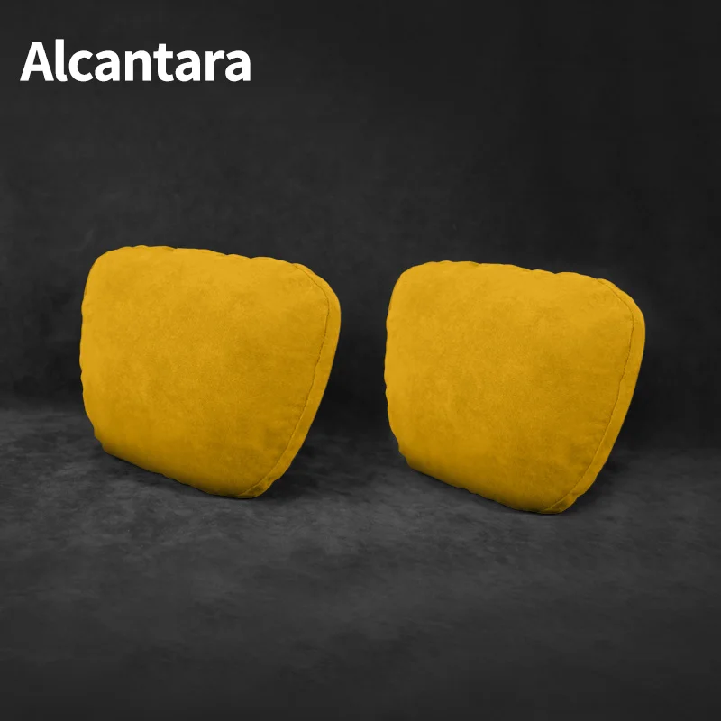 Для GEELY Alcnatara замшевый Автомобильный подголовник поддержка шеи сиденье мягкая