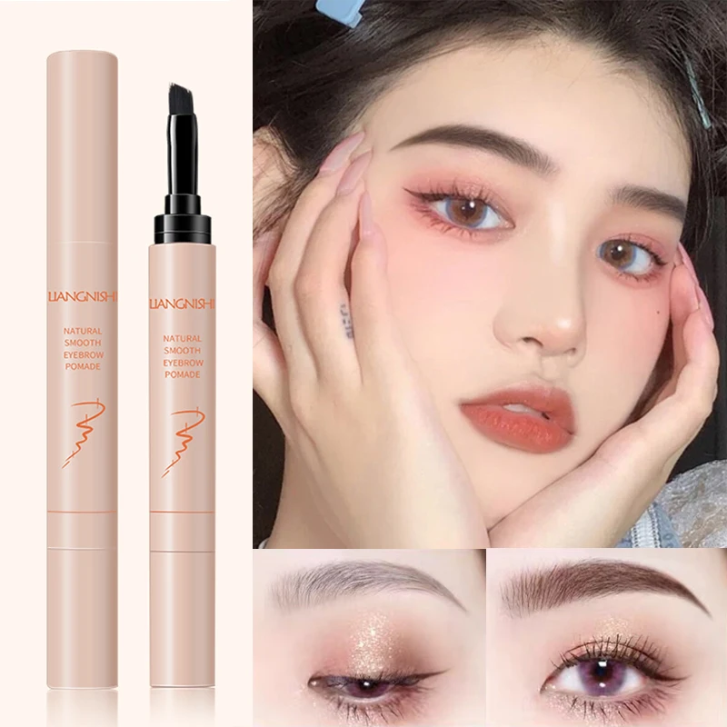 

1pcs Waterproof Eyebrow Cream Pencil with Brush Sweatproof Long Lasting Eyebrow Cream Eyebrow Tint Enhancers with Brush Makeup