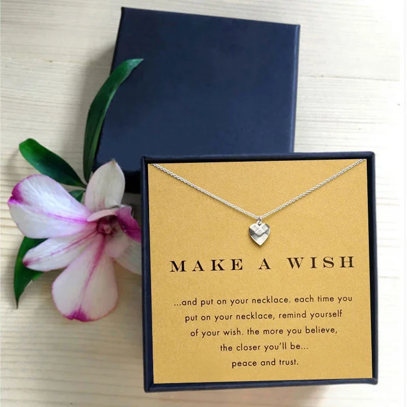 Ожерелье с романтическим вырезом в виде сердца и любви спросите свадебный