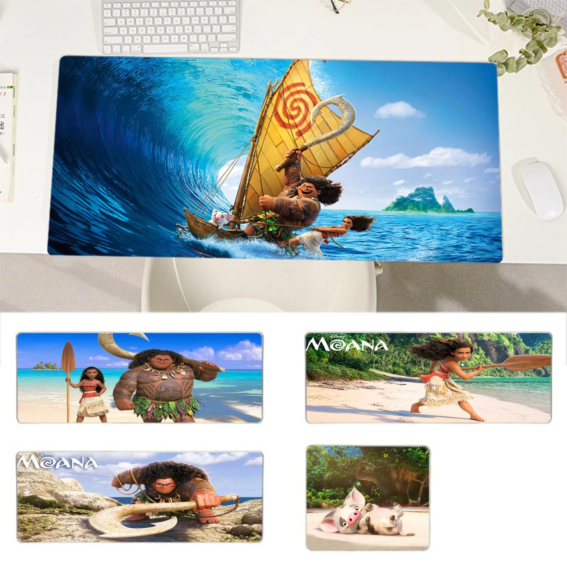 

Disney Moana New Arrivals Gamer Speed Mice Retail Small Rubber Mousepad Size For Large Edge Locking Game Keyboard Pad