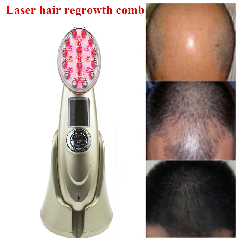 Massage Comb Infrared RF EMS Health Hair Growth Laser Comb Anti Hair Loss Brush Hair Care Regrow Therapy Comb