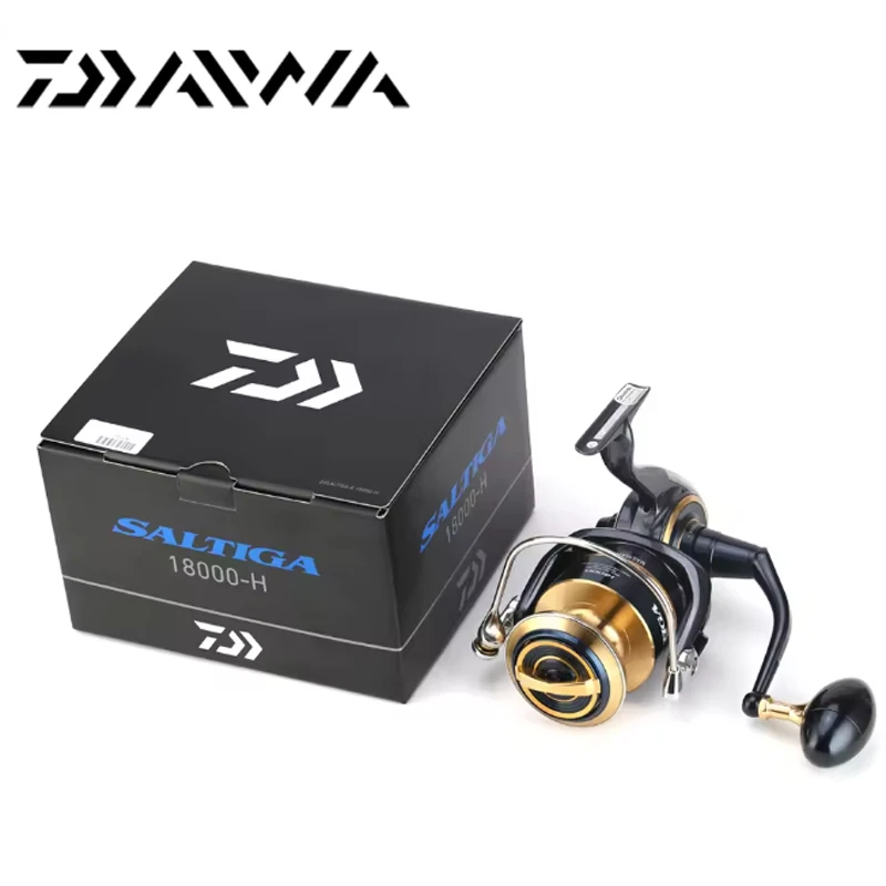 Фото 100% оригинальная катушка для троллинга Daiwa Saltiga Peche-Accessoir для пресноводной рыбалки на реке и озере, катушки для морской рыбалки 12BB + 1 №4