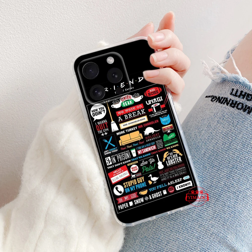 Мягкая фотография T199 Friends Season TV для Moto G4 Plus G41 G5 G50 G51 G5S G6 Play G60 G7 Power G71 G9