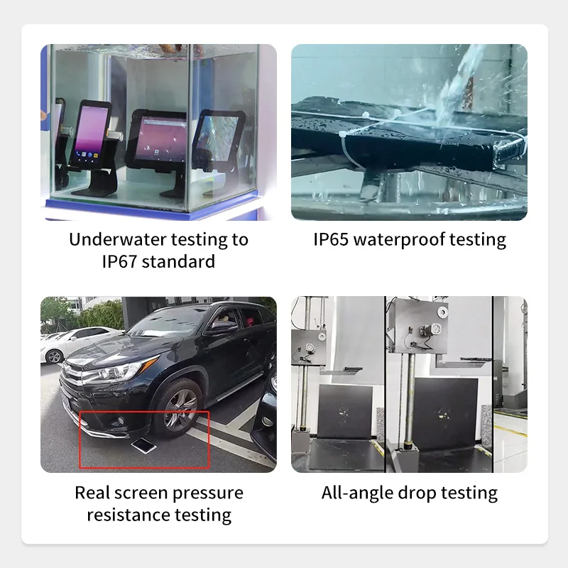Фото Прочный планшет ODM/OEM, 10-дюймовый промышленный ПК на Android, 4G/WiFi/BT/GPS, RK3568, 10000 мАч, 2D сканер штрих-кодов, NFC, водонепроницаемость IP65 №5