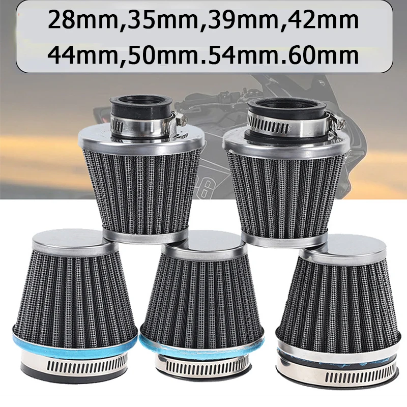 Воздушный фильтр для мотоцикла, Модифицированная трубка для очистки карбюратора с грибовидной головкой, 35 мм, 39 мм, 42 мм, 50 мм, 60 мм, универсальные аксессуары для мотоциклов