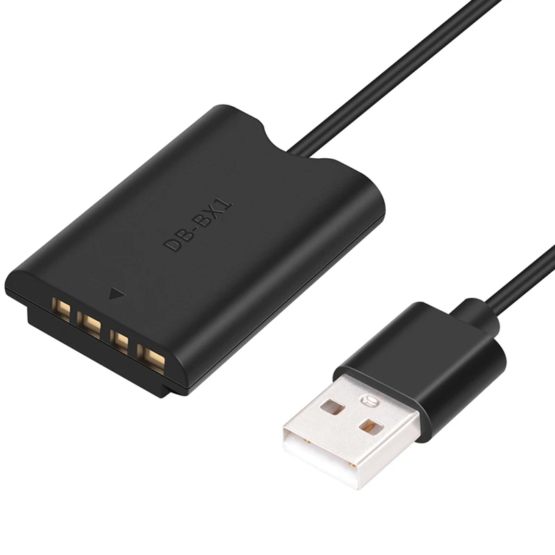 NP-BX1 Фиктивный аккумулятор с адаптером питания USB-A Соединитель постоянного тока