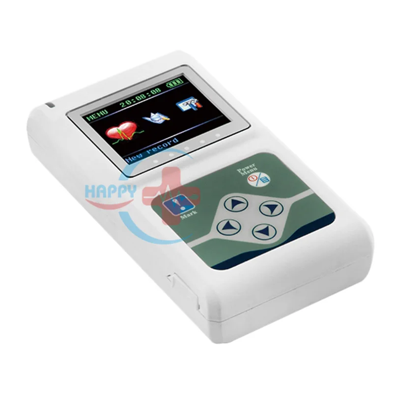

HC-H010 Portable holter ECG monitor 3-lead synchro analysis Medical 24hours Dynamic holter ECG monitor System