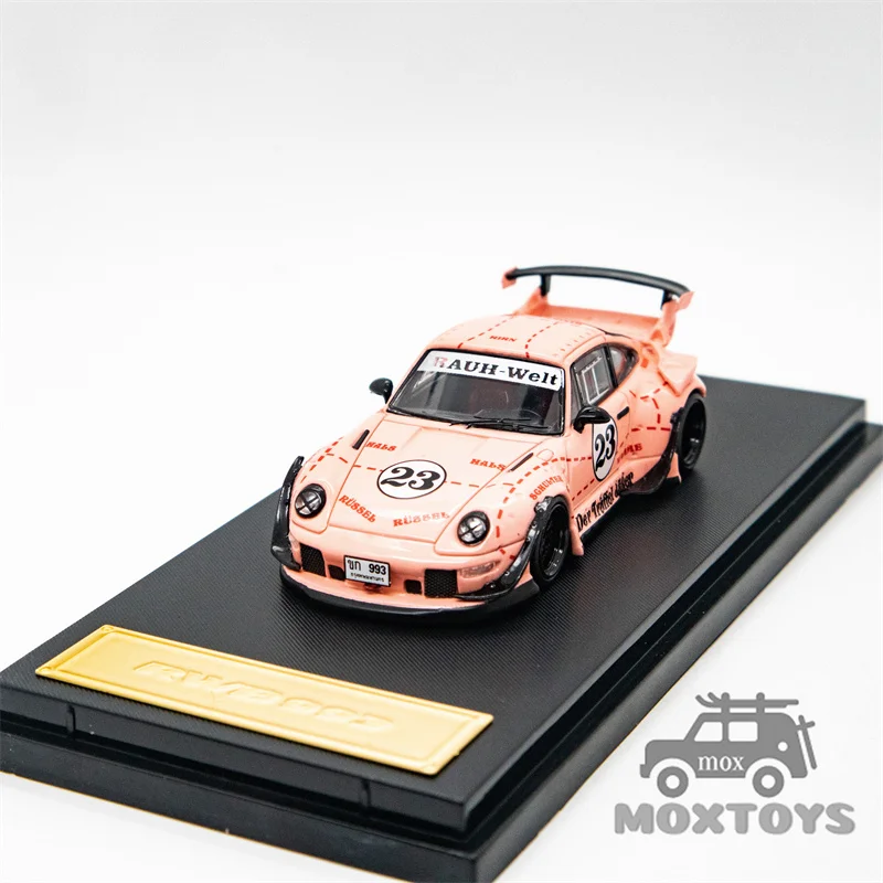Модель звезды 1:64 Rauh-Welt RWB993 GT Pink Pig (Der Truffel Jager) limitd999 Литая под давлением модель